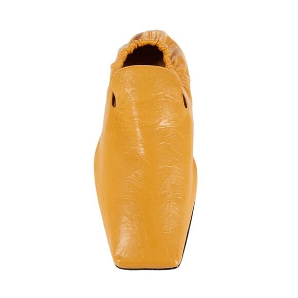 $950 NIB Mens Bottega Veneta Leather Loafers Yellow Slip On\'s Dress Shoes 44(11)